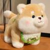 Birthday Hat Cute And Cartoon Pattern Knitted Scarf Shiba Inu Cartoon Plush Toy