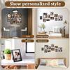 10Pack Wall Gallery Photo Frames Photo Display Hanging Holder Pictures Frame Table Top Wall Mounting Frames Commemorative Gift