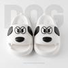 Feslishoet Catroon Dog Thick Slippers Soled Non Slip Slides Bathroom Summer Comfy Shoes Indoor and Outdoor
