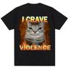2026 Fuuny Kittler Hilarious Cat Meme Printing T Shirts Women Cute Fashion Short Sleeve RoundNeck Tshirts Streetwear Clothing