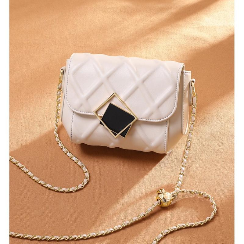 New Women's Handbag, Trendy Genuine Leather Chain Crossbody Bag, Niche Fashion, Versatile, High-End Women's Bag