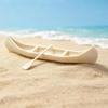 Miniature Sailing Boat 1 Set Canoe Ornament Perfect for Elegant Dollhouse Decor Display