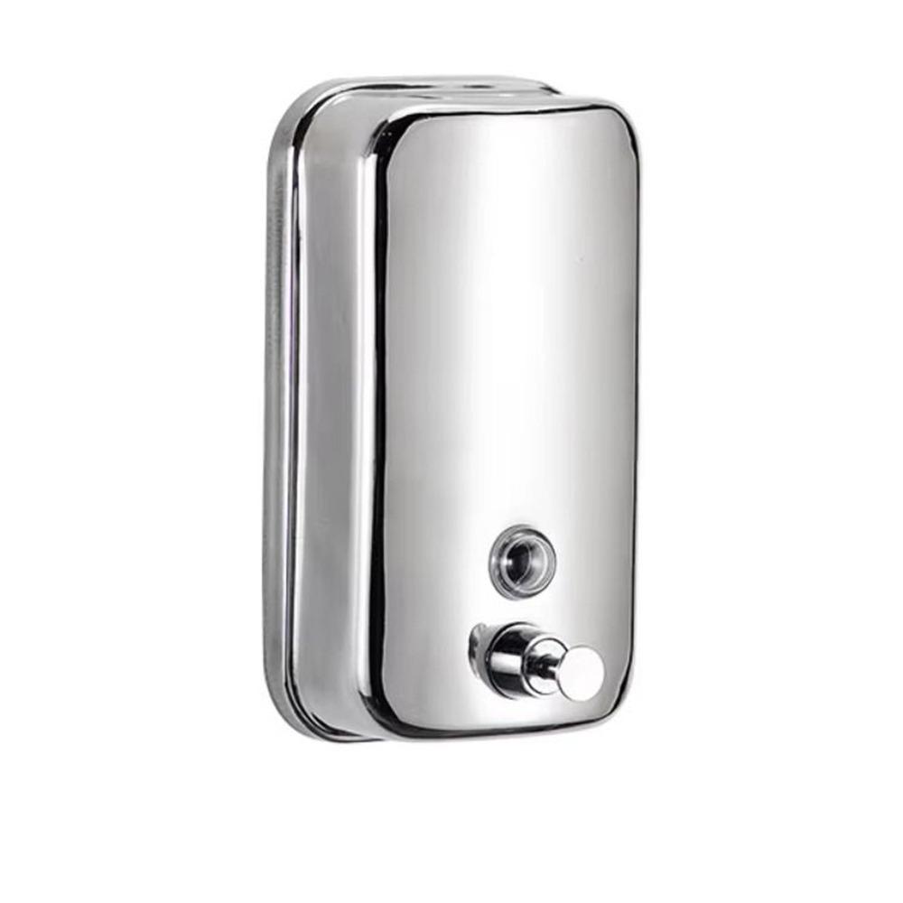 Stainless Steel Bathroom Shampoo Dispenser 500/800/1000ml Shower Gel Storage Bottle  Kitchen