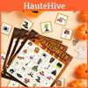 Halloween Party Bingo Game With Call Sheets And Sticker Pack For Kid And Family Events