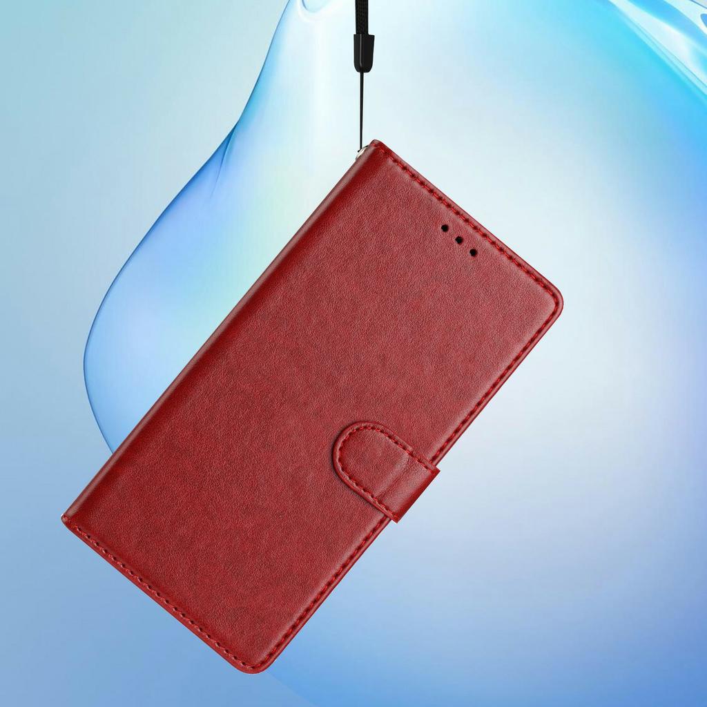 For Xiaomi Redmi Note 13 4G Leather Phone Case Wallet Stand Cover with Handy Strap