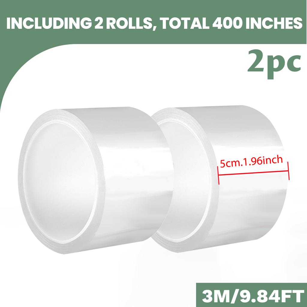 Nano Anti-Mold Waterproof Sealing Tape, Transparent, Self-Adhesive, for Bathroom, Kitchen Sink, and Wall Sealing