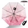 Umbrella Both Sun Rain Foldable 2025 Arrival Adult Durable Heavy Resistant UV Cut Complete Blackout Solid Black Exterior Designed Interior One-touch 8