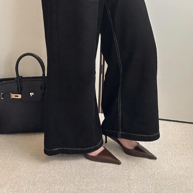 Women Shoes Fashion Pointed Toe Sexy High Heels Dress Thin Heel Shoes for Women Casual Mules Shoes Luxury Designer Shoe Zapatos