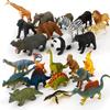 Children's Educational Learning Cards: 12 Types of Hand-Painted Dinosaur and Marine Animal Models