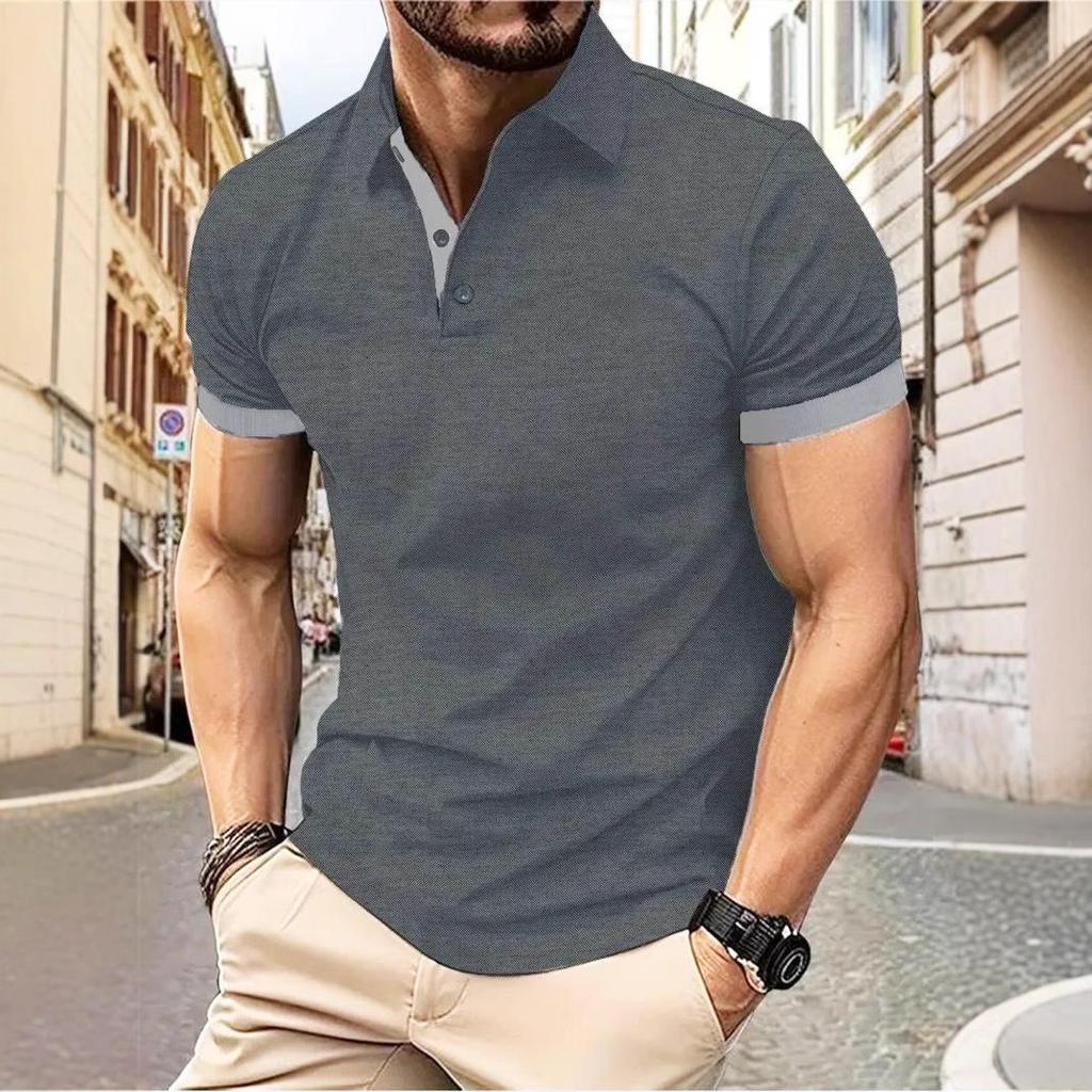 Men's Trendy Short Sleeve Summer Polo Shirt