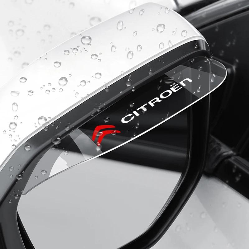 Für Citroen C1 C2 C3 C4 C5 C6 C8 C4L DS3 Transparenter Rückspiegel Seitenspiegel Regenabweiser Augenbrauenschutz Sonnenschutz Auto Zubehör