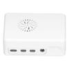 Case for Raspberry Pi 4B ABS Shell Heatsink Simple Removable Top Cover Protective EnclosureWhite