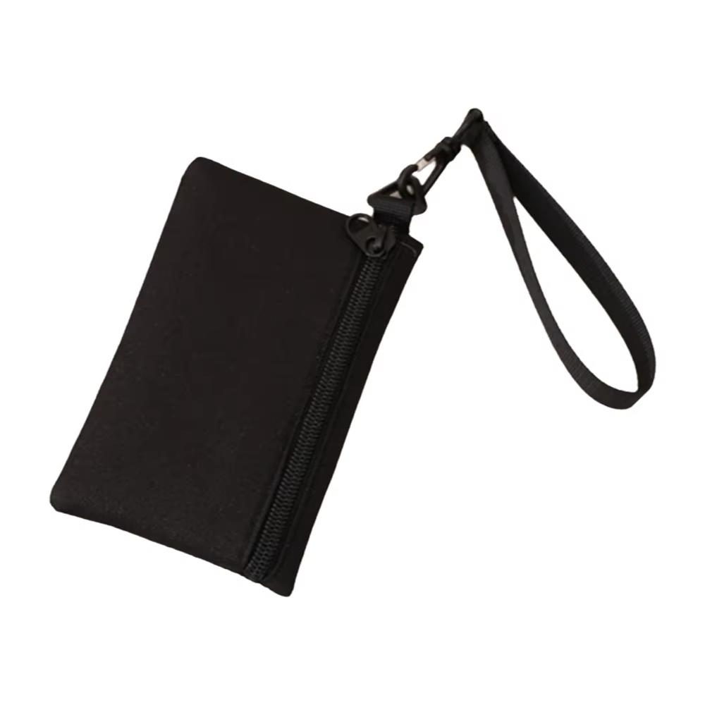 Solid Canvas Mini Coin Purse Simple Zipper Kid Storage Pouch Cute Mini Wallet For Women Men Coin Key Bag