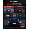 UHD 4K Dash Cam 3 Lens Driving Recorder Car DVR 1080P Rear Lens Camera Built-In WiFi GPS 24-Hour Parking Monitoring Black Box