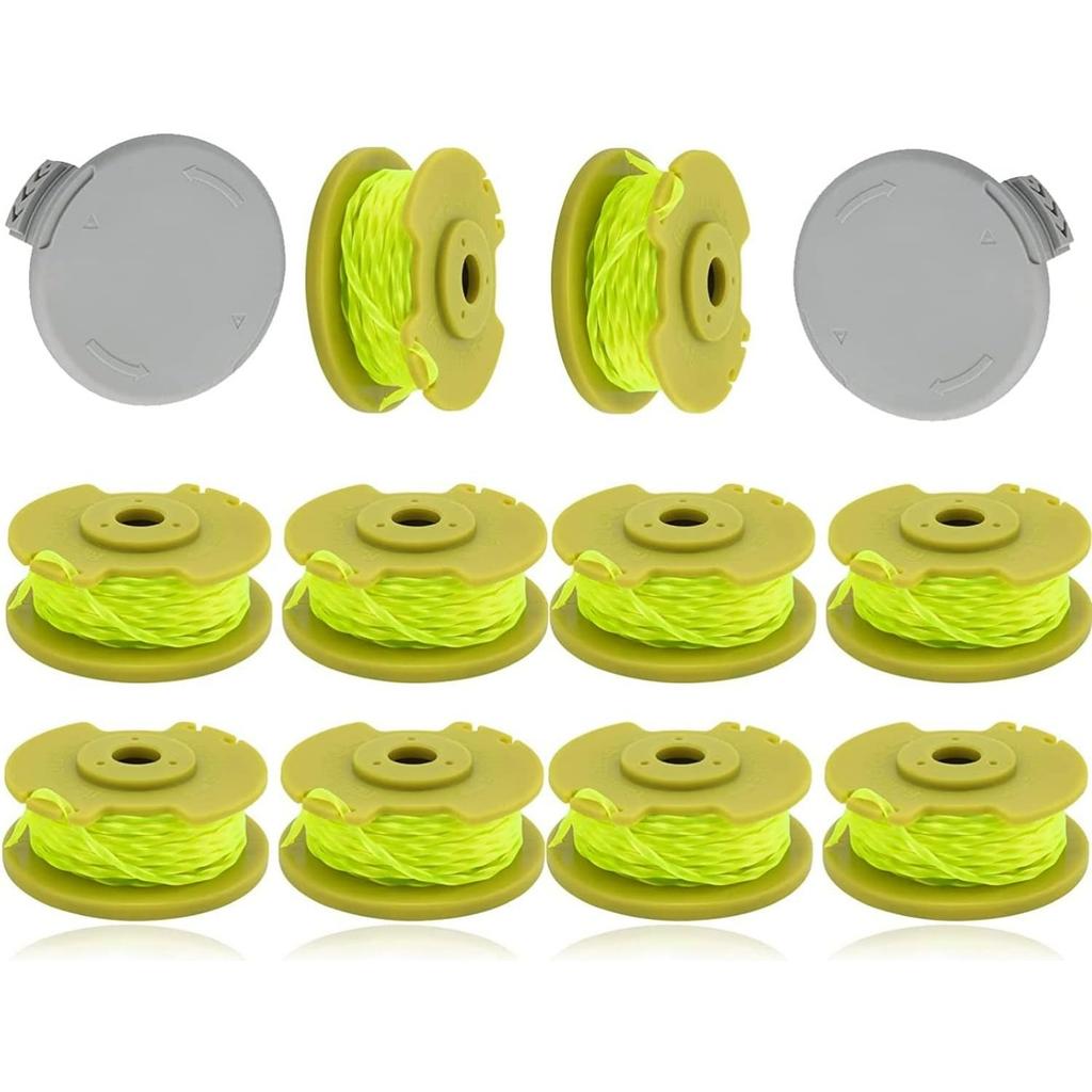 AC80RL3 String Trimmer Replacement Spool, Compatible with Ryobi One Plus+ AC80RL3 18v, 24v, and 40v Cordless Trimmers, 080 Inch Twisted Line, AC80RL3