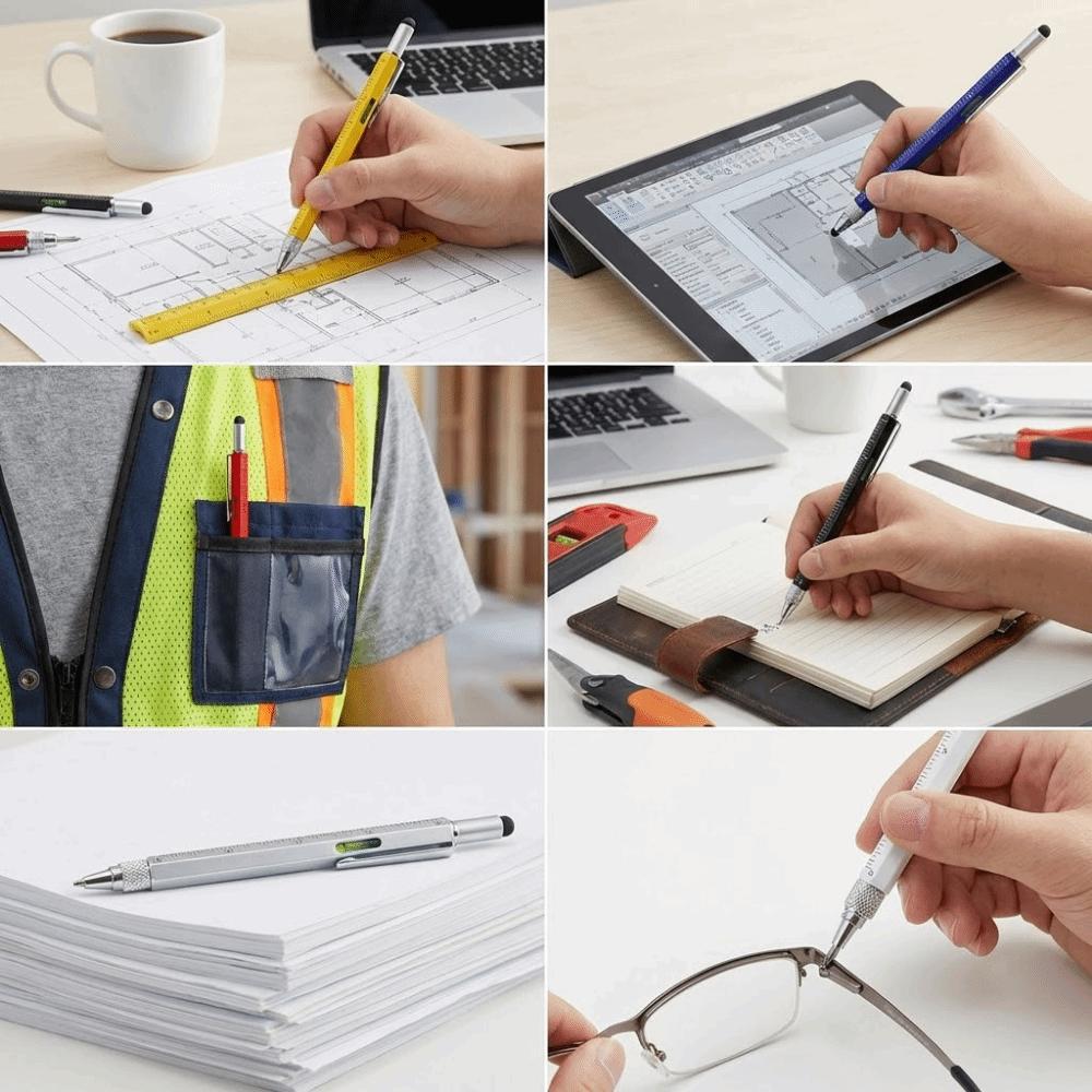 Spirit Level Multifunction Ballpoint Pen  Stylus  Electronics Repair