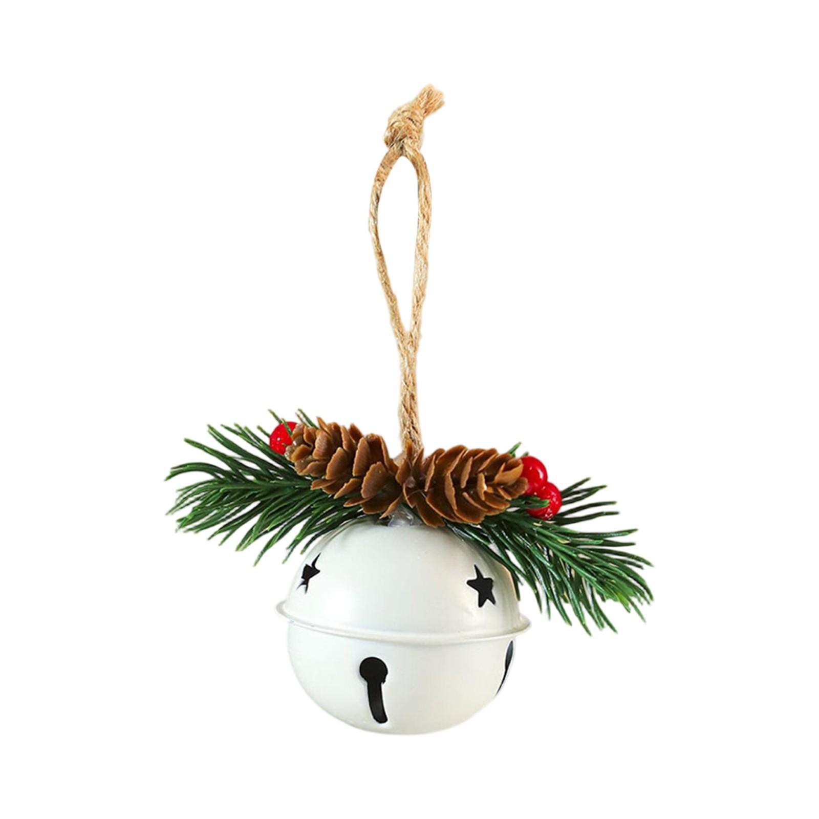 

Рождественские колокольчики, Подвесные колокольчики для двери, Шишки красных ягод, Музыка ветра, Украшения для рождественской елки, Рождественские украшения One Size