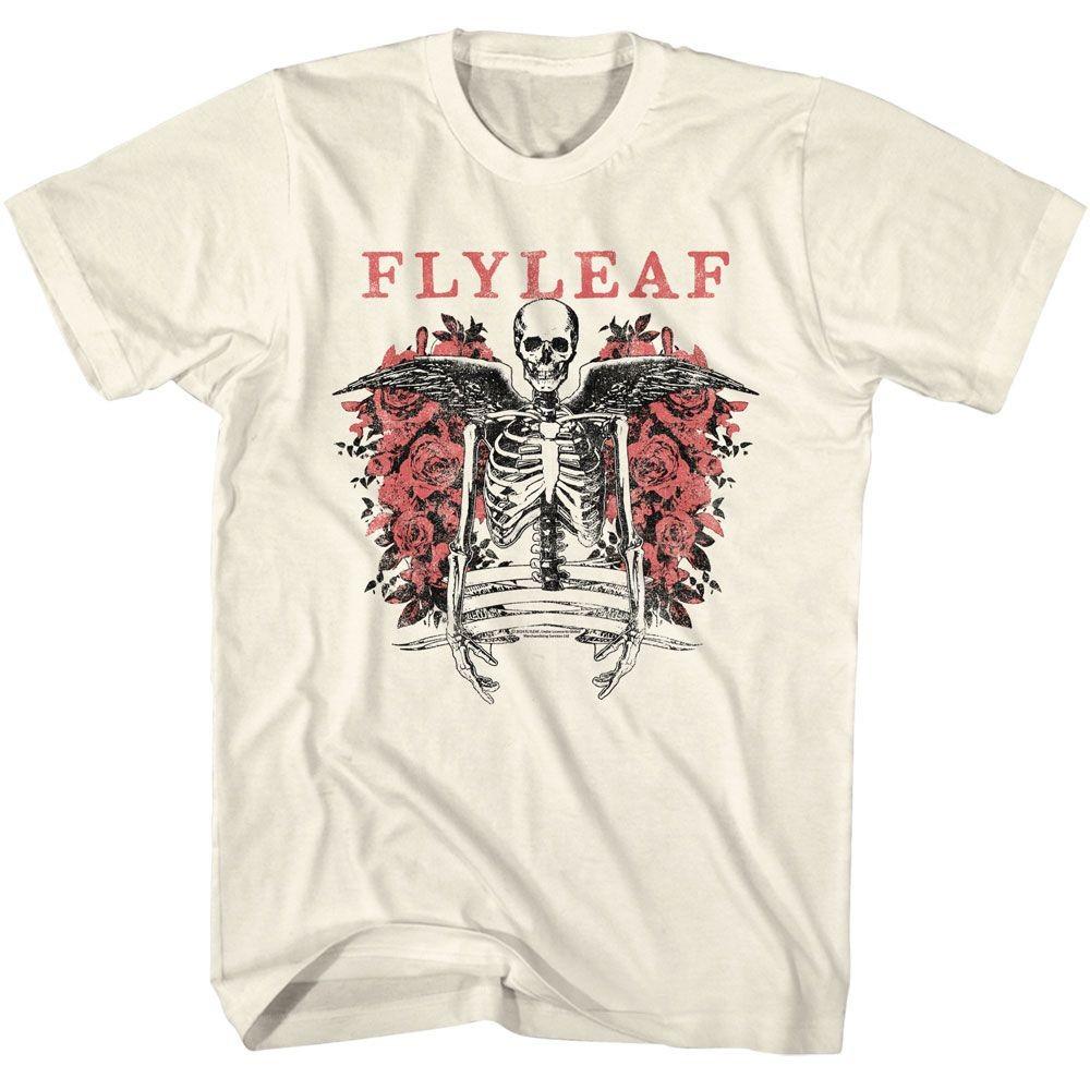 

Fly Leaf Winged Skeleton Natural Music T-shirt Tops Tees Men s Women s Unisex M