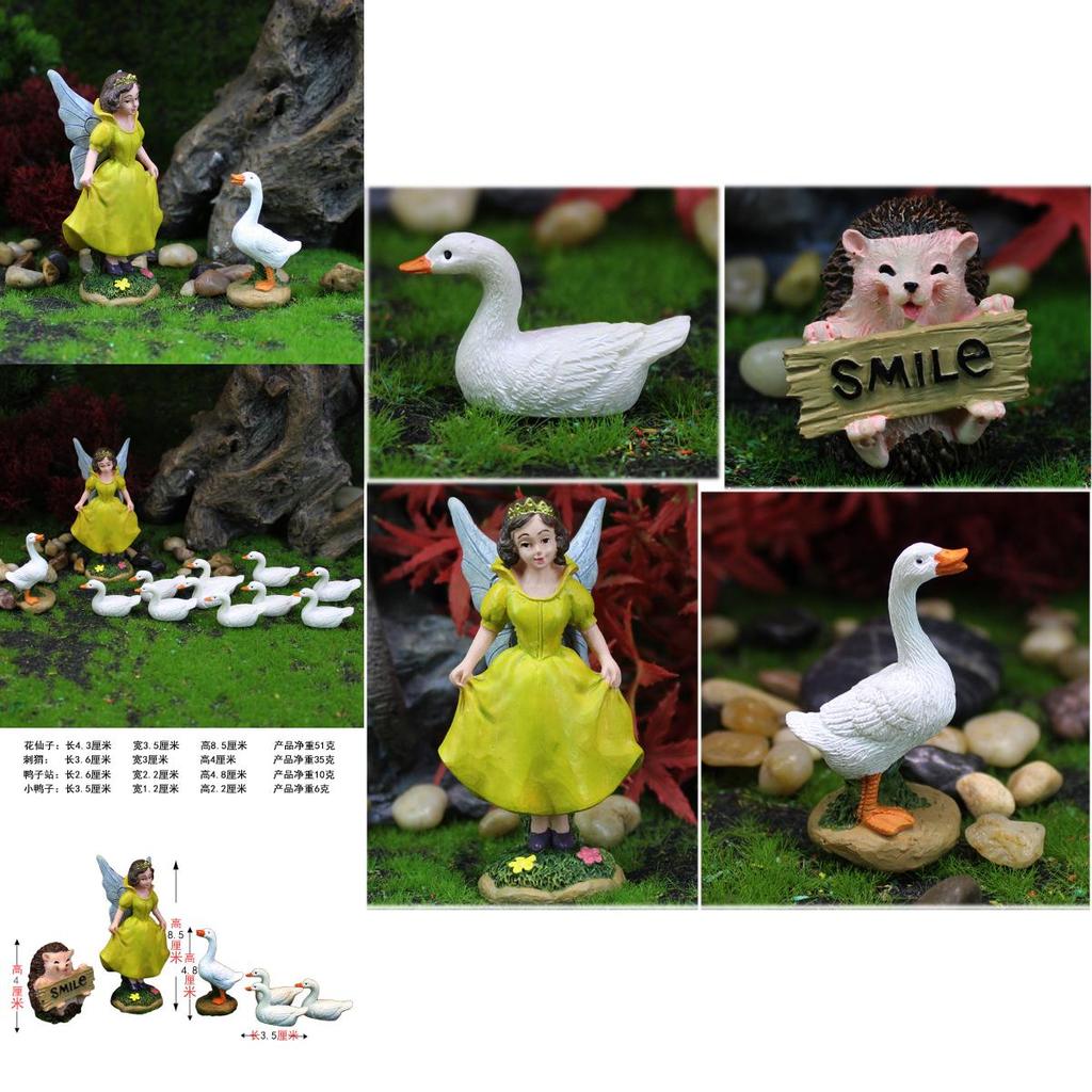 Resin Garden Miniature Fairyland Animal Decor For Gift And Party Celebrations