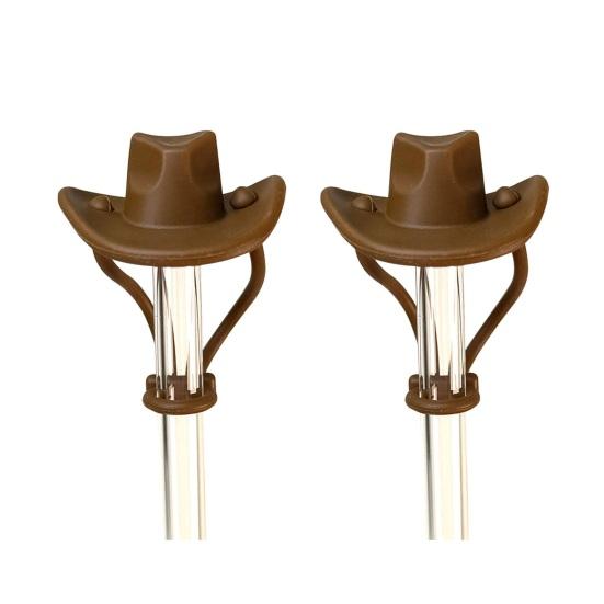 2Pcs Silicone Straw Cover, 8mm Wide Mouth Straw Cap for 30/40oz Tumbler, Cowboy Hat Shape Dustproof Plugs, Cute Drinking Straw Topper Accessories