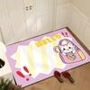 Cute Bathroom Diatom Mud Household Absorbent Foot Mat Mat Toilet Mat Wash Water Between The Mat Absorbent Non-slip