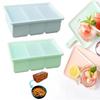 3 Grid Giant Silicone Ice Cubes Long Strip Square Whiskey Ice Tray Mold Non-Toxic Durable Ice Mold Barware Kitchen Tool Set