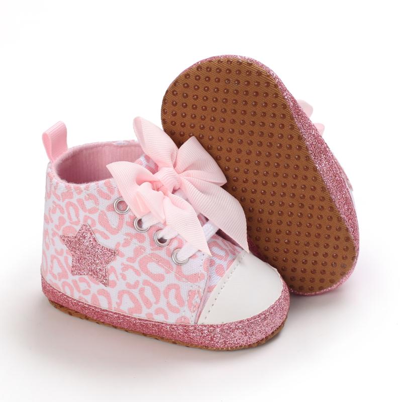 Spring and Autumn Women's Baby Casual Sports Shoes Soft Sole Anti Slip Indoor and Outdoor Walking Shoes First Step Walking Shoes