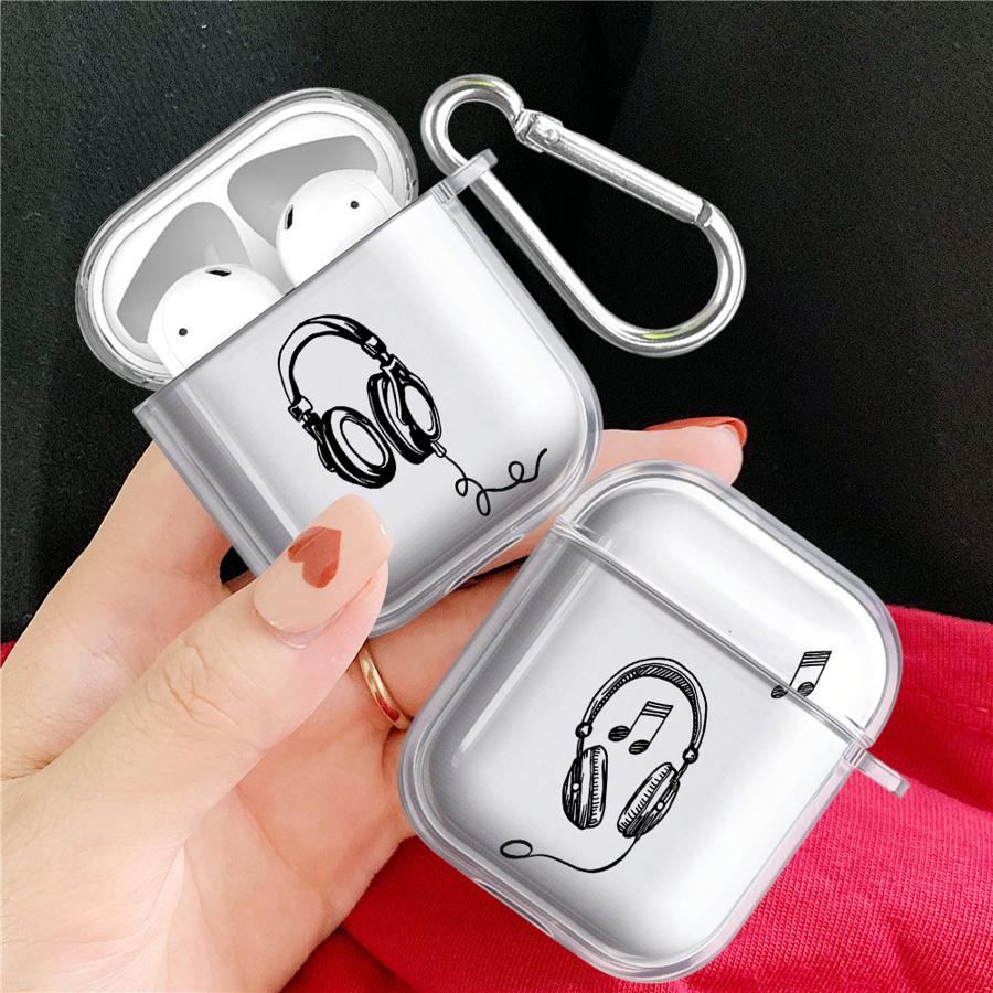Cool Earphones Case For Airpods 1 4 Pro Pro2 3 2 Pro3 Clear Earphone Cases Cover