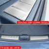 For Mitsubishi Outlander  23 2024 Stainless Steel Rear Bumper Guard Plate Cover tailgate Trunk Inner Guard Protector cover