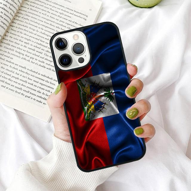 Haiti Haitian Flag Phone Case for iPhone 17 Air 16 PRO MAX 15 14 PLUS 11 12 13 Back Cover Fundas Shell iPhone 15