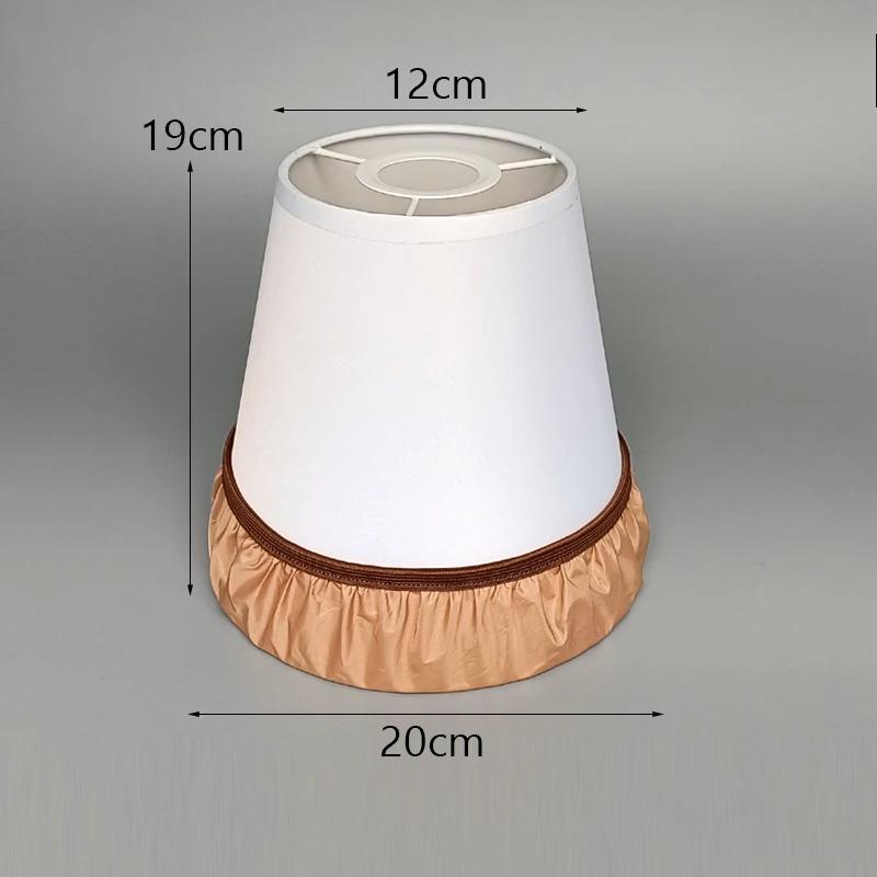 White/Beige Chandelier Lamp Shade  E27 Lampshade Ceiling Lamp Cover Shade + Lens Hood Pendant Light Cover Replacement