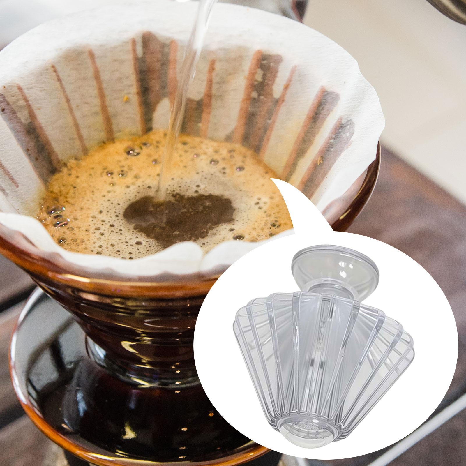 

Coffee Shape Retainer Paper Assistant Drip Part, Easy Clean, Reusable Keep for Hiking