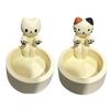 Cat Candle Holder Funny Cat Warming Paws Candle Holder Cute Resin Kitten Tealight Holder Tabletop Ornament for Cat Lovers
