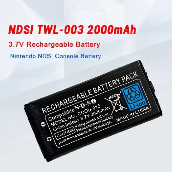 3.7V 2000mAh Rechargeable Battery TWL-003 TWL 003 Lithium Battery Pack for Nintendo Ndsi Game Console Built-in Batteries TWL003