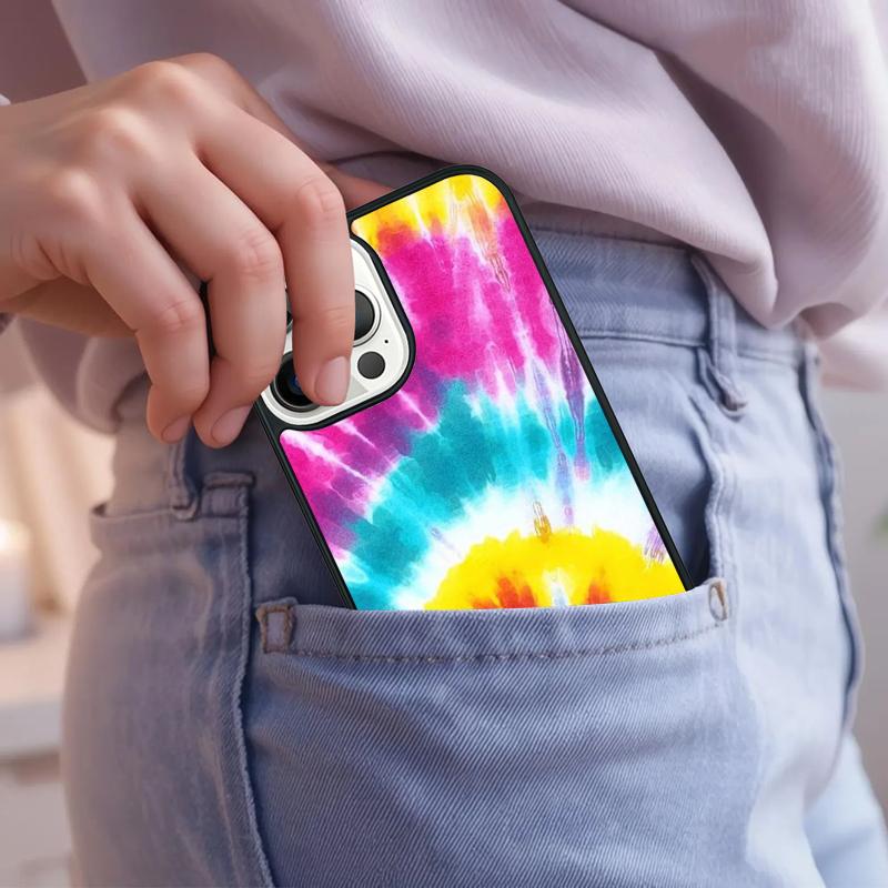 Abstrakte Tie-Dye-Handyhülle für iPhone 17 Air 15 16e 14 13 Pro Max Coque 12 11 Pro Max PLUS Hülle
