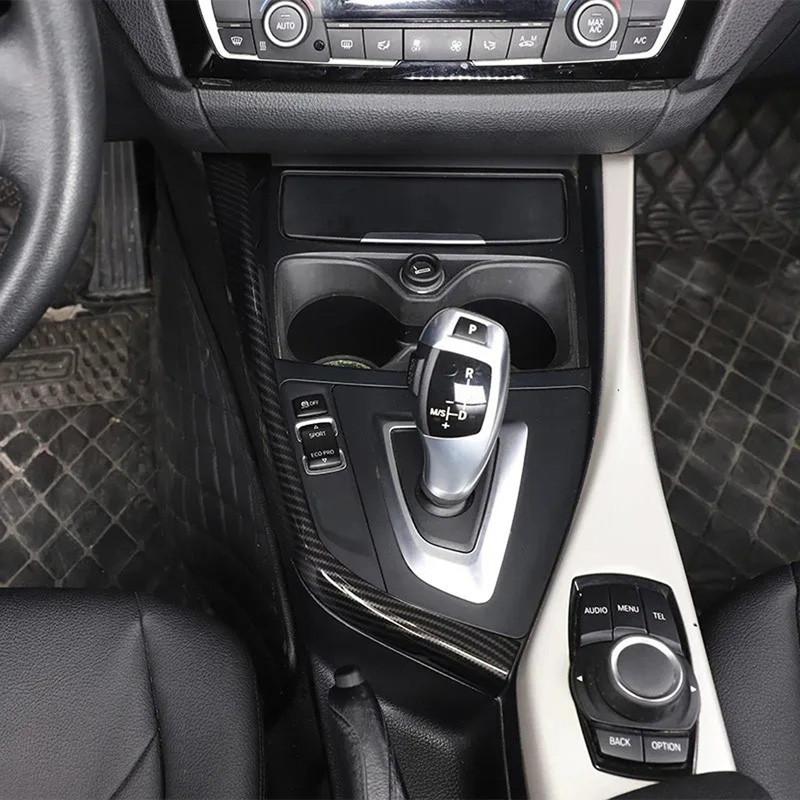 Pouze pro LHD Carbon Fiber Boční řadicí páska řazení pro BMW F20 F21 2012-2019 / F22 F23 2014-2019