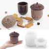 Pinecone Storage Jar DIY Dropper Gypsum Silicone Mold