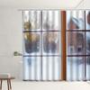 Set Tende da Doccia Finestra Retrò Foresta Autunnale Cascata Strada Vintage Fiore Pianta Architettura Moderna Paesaggio Schermi per Bagno