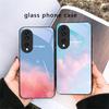 Dark Colored Seawater For Honor X5 Plus X30 X9c Smart X5b X9a X30 Max X50i 30 Pro 50 Pro 70 90 Smart 200 Lite Glass Phone Case