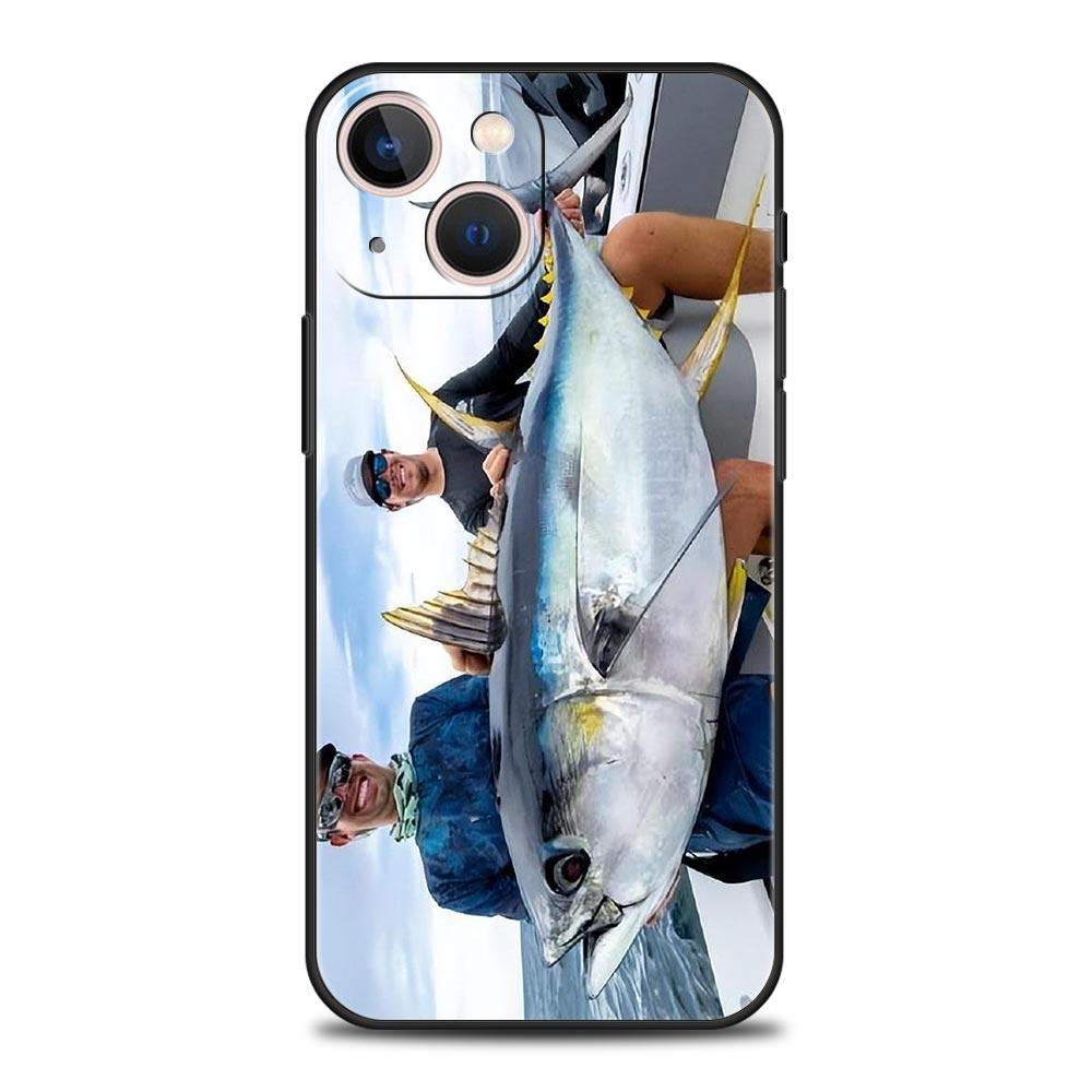 Phone Case For iPhone 16 15 14 13 12 11 Pro Max XS X XR SE 7 8 Plus Protective Shell Bluefin Tuna iPhone 16e Soft TPU Cover