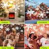 USB Powered LEDChristmasProjector Light with DynamicSnowflake Pattern Night Light for Thanksgiving Valentine Party Holiday Decor