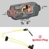 12V 24V Truck Cabin Diesel Parking Heater Model 91370B/91371B Designed For Quick Heating And Various Trucks