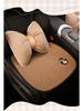 All-Season Penguin Cartoon Seat Cushion for Peugeot 408, 408X, 508, 4008 - Cotton Linen Design for Women