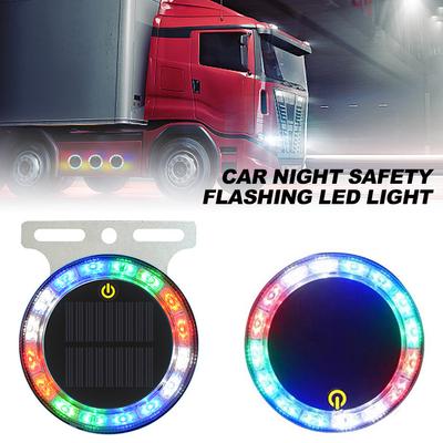 Auto Solar Nacht Sicherheit Blinkende LED Licht Super Starke Magnetische Basis Auto Warnleuchte Anti-Kollision Breite Rücklicht Auto Werkzeug