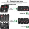 Suitable For Toyota Rav4 Corolla Camry Highlander Prius Car Key Case Silicone Key Fob Cover Remote Control Alarm Key Protector