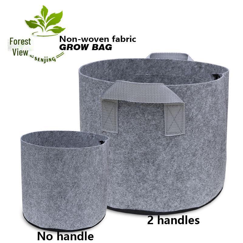 Black Non-Woven Seedling Grow Bag for Plants and Flowers