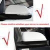 For KIA K2 KX CROSS 2017- Car Sticker Rearview Side Mirror Cover Wing Cap Exterior Door Rear View Case Trim ABS Carbon Look