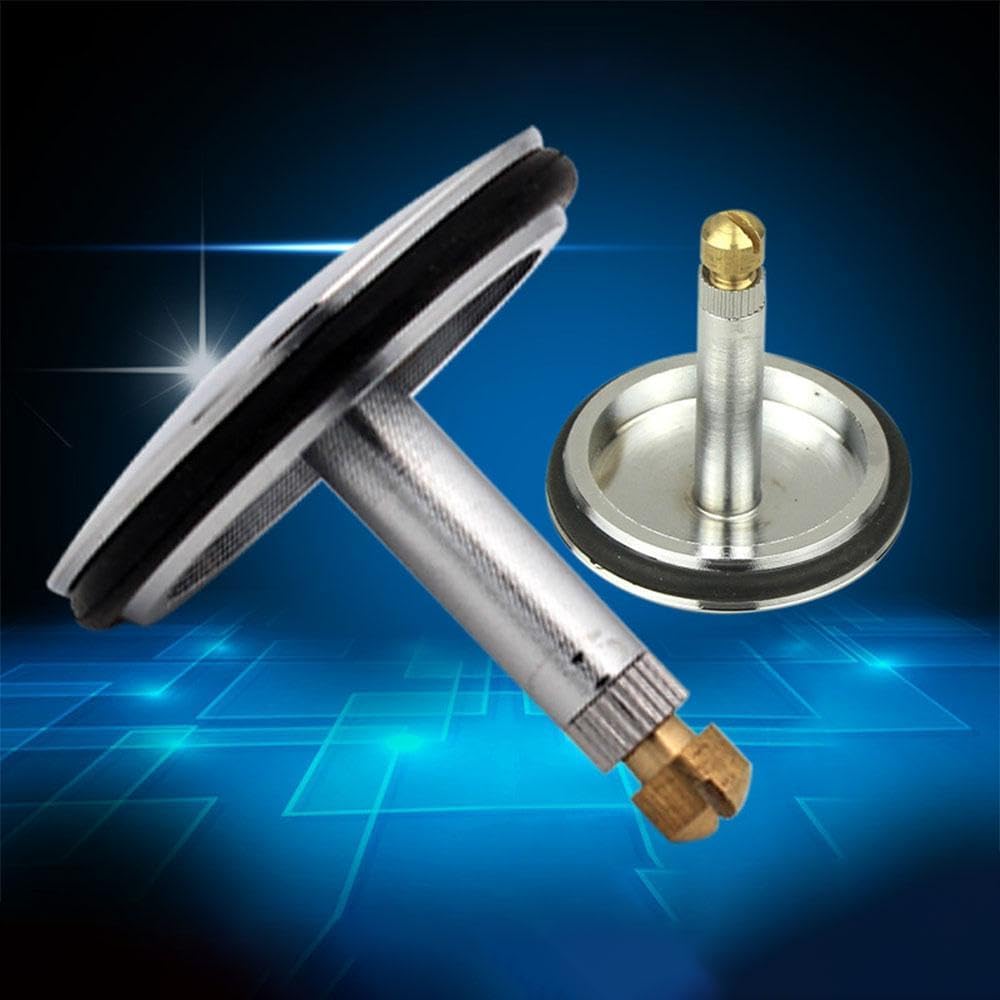 Universal Tub Stopper Bathtub Drain, Pop Up Bathtub Drain Plug and Cover, Adjustable Replacement Basin Sink Stopper, Easy to Install and Clean,