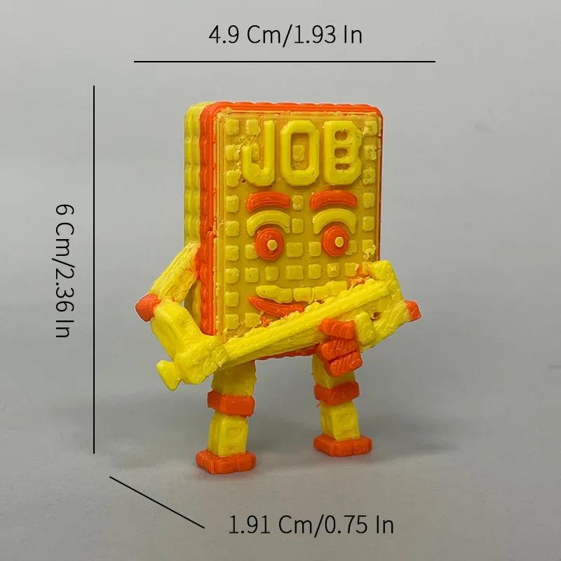 3D Printed Brainrot Animals Tralalelo Tralala Sharkbricks Gift For Children Car Desktop Home Decor