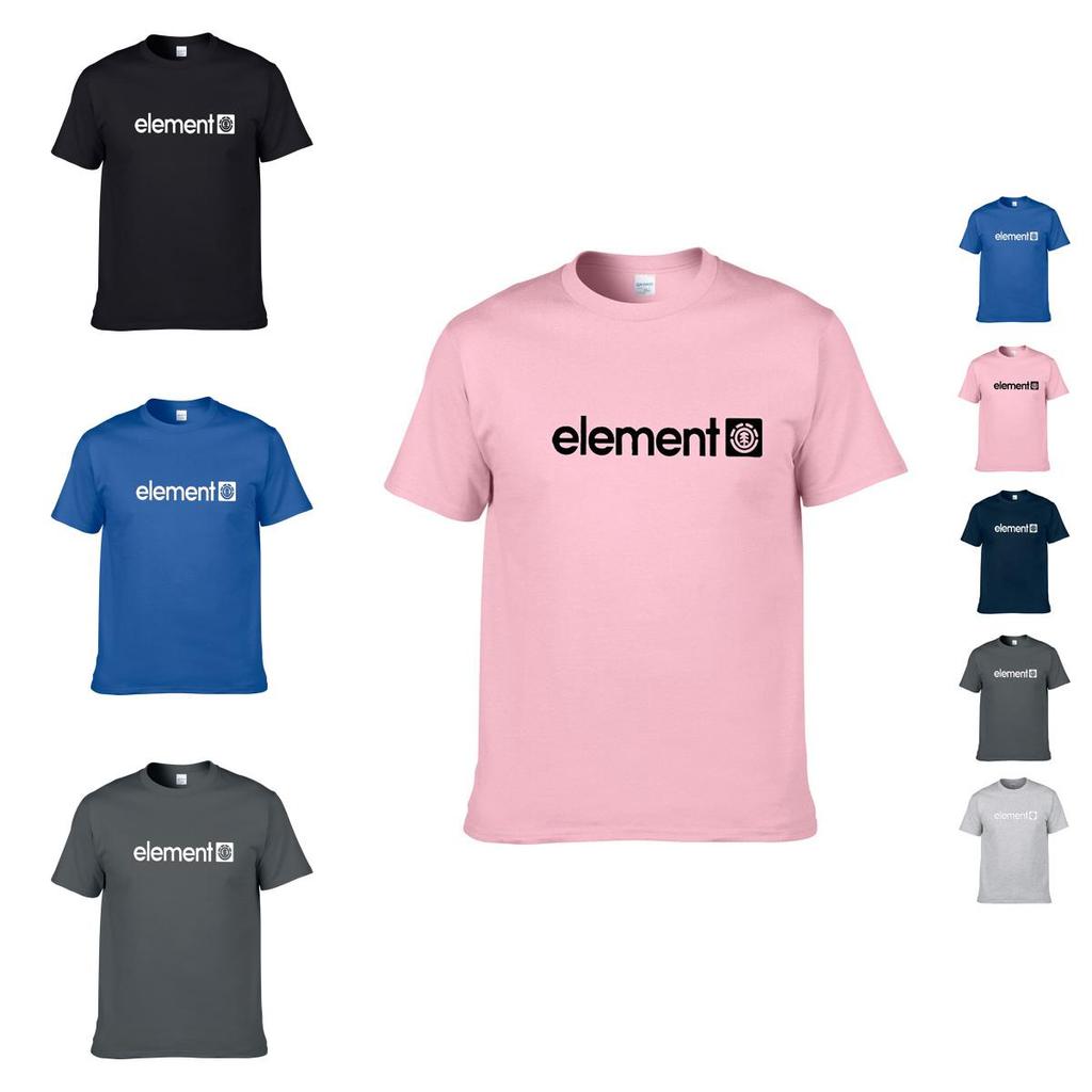 Premium Cotton Blend Element Printing Tees For Men And Women With Short Sleeves